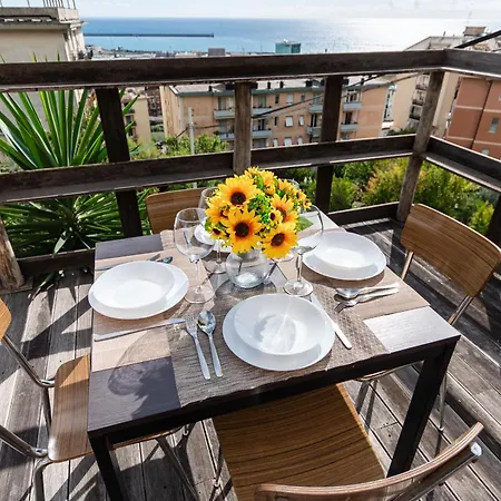 Apartmán Parcheggio Gratis - 10min Aeroporto - Vista Mare *